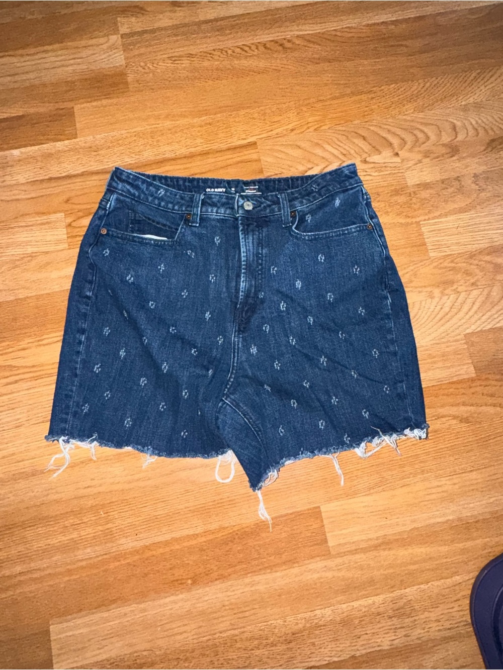 Old Navy Dark Blue Curvy High-Rise shorts